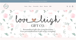 Desktop Screenshot of loveleighgifts.com